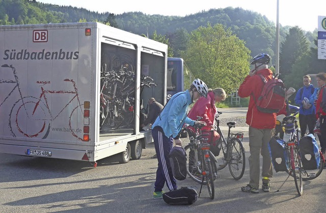 Der Radbus auf den Feldberg startet be...ens mit der Regio-S-Bahn kombinieren.   | Foto: Daniel Gramespacher