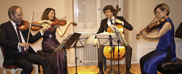 Das Amaryllis Quartett berzeugte auf ...herin und leicht abgendertem Programm  | Foto: Karin Stckl-Steinebrunner