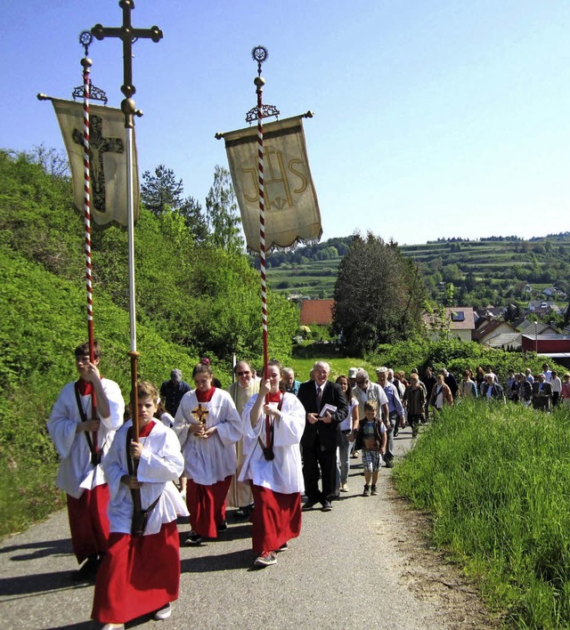 FEST VERANKERT im Kirchenjahr der Pfar...vier Stationen zu beten und zu singen.  | Foto: Reiner Merz