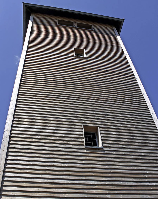 Der sanierte Lehenkopfturm   | Foto: Cornelia Liebwein