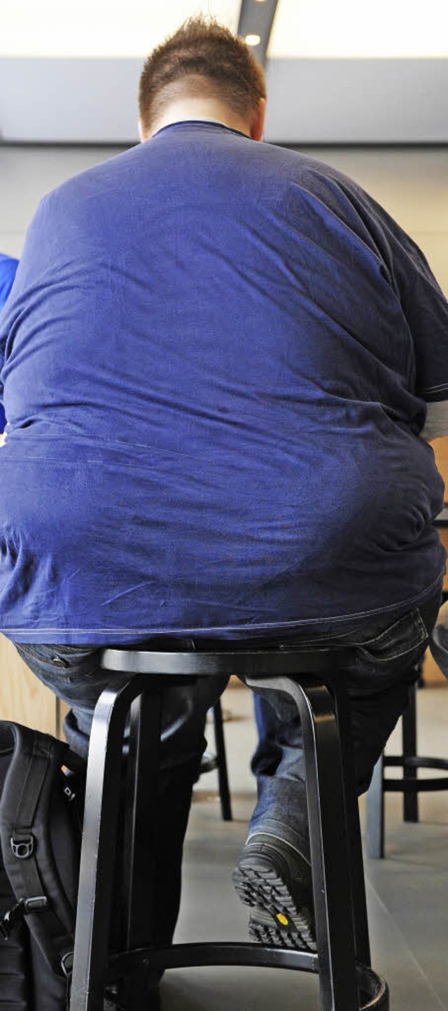 Fettleibigkeit wirkt wenig attraktiv.  | Foto: Andreas Gebert