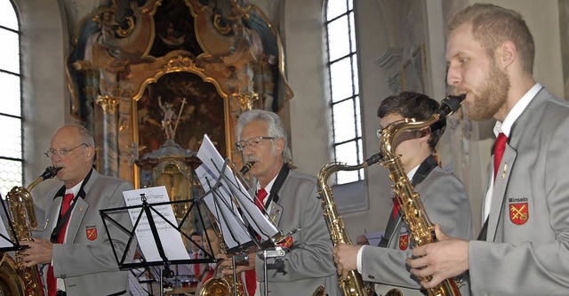 Von Barock bis Jazz: das Saxophon-Ense... der Minsler Kirche St. Peter und Paul  | Foto: Petra Wunderle