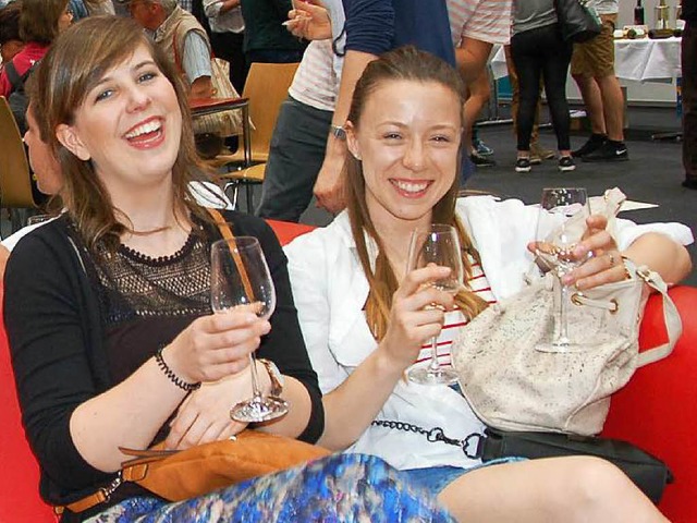 Junges Publikum und frische Sommerwein... Weinmesse am Wochenende in Offenburg.  | Foto: Hubert Rderer