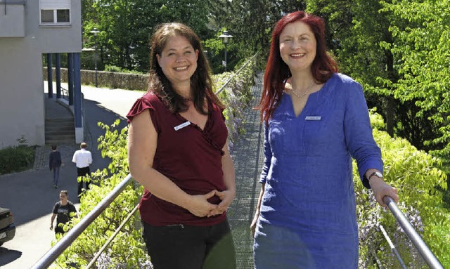 Ansprechpartner der Stadt Emmendingen ...arbeit: Sylvia Fall und Katharina Katt  | Foto: Georg Vo