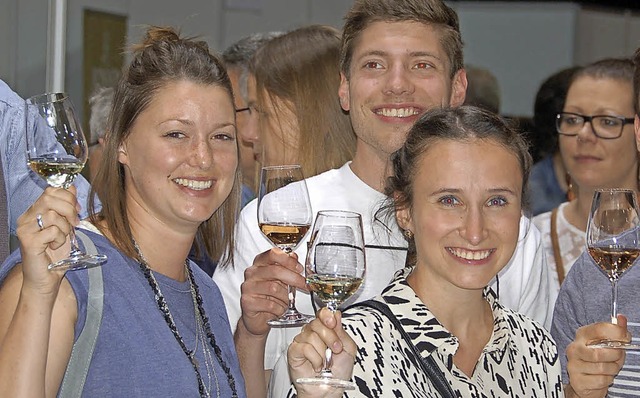 Viele junge Menschen besuchten die  Weinmesse.   | Foto: hubert Rderer