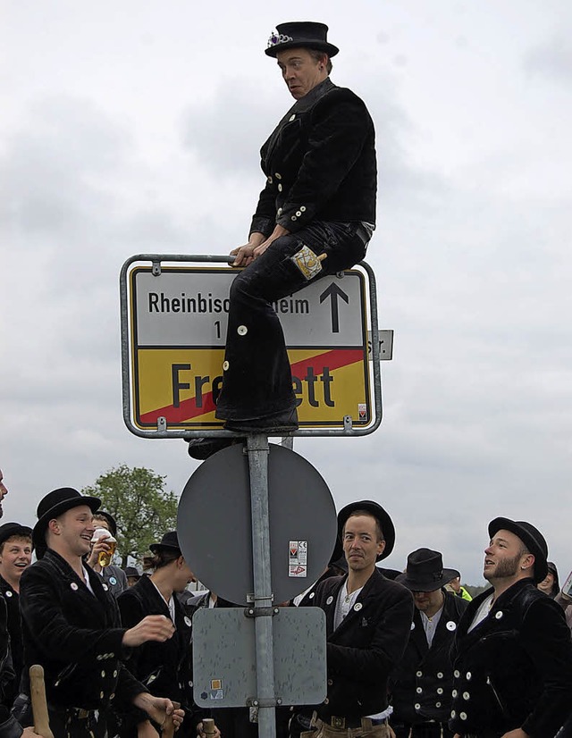 Wieder daheim: Kalle Holthaus ist von der Walz zurck.   | Foto: Christeleit