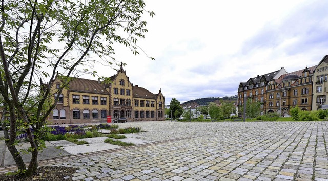 Auf diesem Platz vor dem alten Zollhof... neue Flohmarkt ber die Bhne gehen.   | Foto: Ingo Schneider