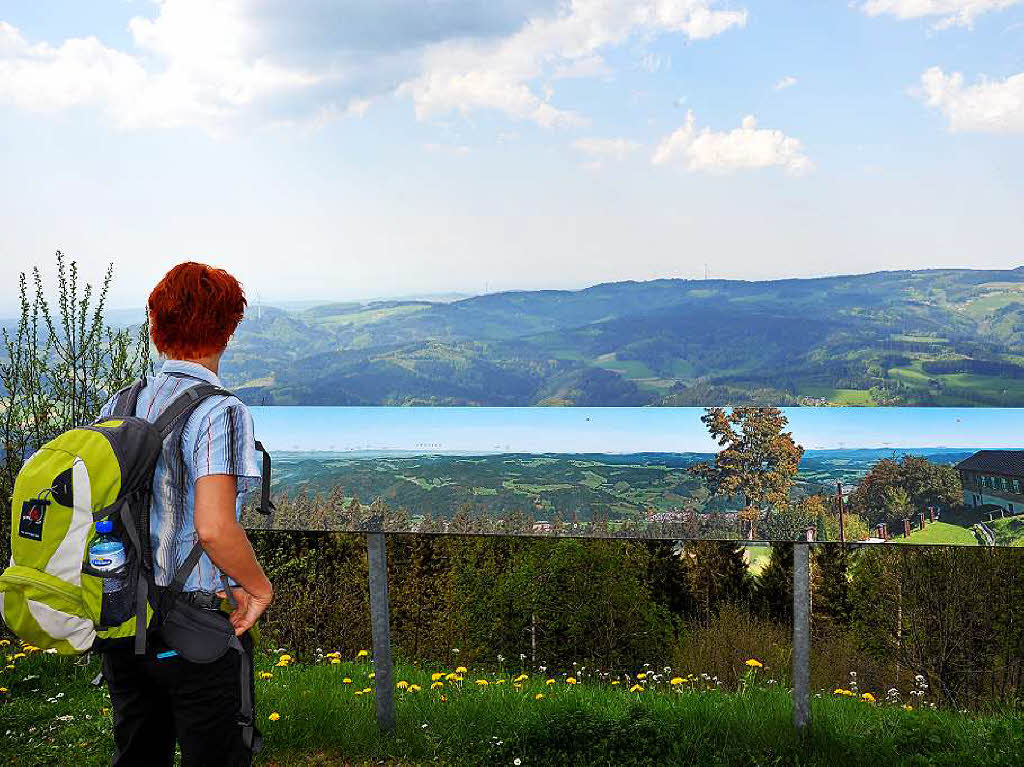 Ein Gipfeltreffen der Wanderfreunde bei Kaiserwetter auf dem Hrnleberg