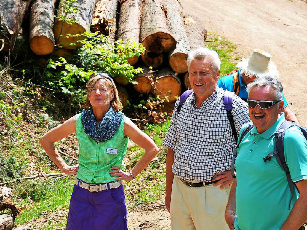 Ein Gipfeltreffen der Wanderfreunde bei Kaiserwetter auf dem Hrnleberg