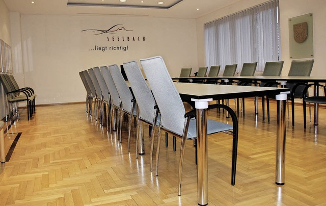 Im Sitzungssaal im Rathaus Seelbach we... 17 Sitzungen im Jahr zusammenkommen.   | Foto: Gemeinde