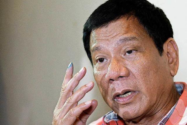 Rodrigo Duterte: Prsident mit frchterlichem Ruf