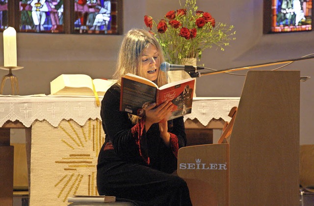 Die deutschschwedische Pianistin Ann-H...mit ihrem herausragenden Klavierspiel.  | Foto: Christiane Franz