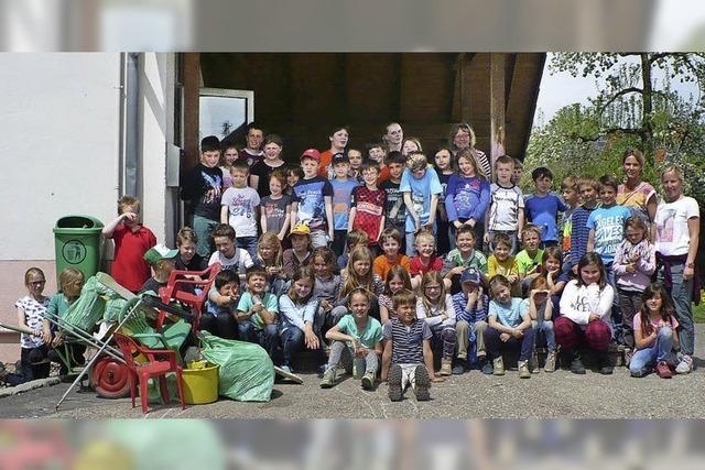 Kinder starten Mllsammelaktion