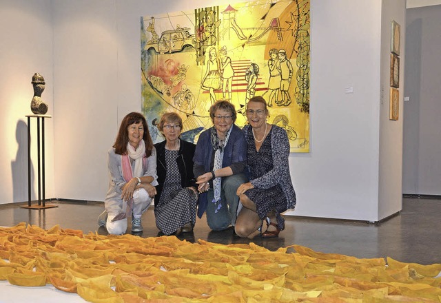 Gabriele Menzer, Hanna Benndorf, Siegrid Schaub und Marga Golz (v.l.)  | Foto: Barbara Ruda