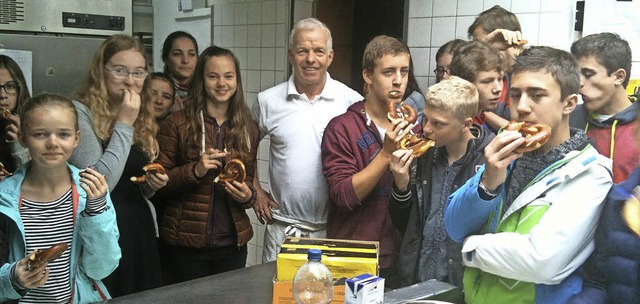 Leckere Brezel, selbst gebacken: Schl... in der Bckerei Bilharz in Kenzingen.  | Foto: Presse-AG