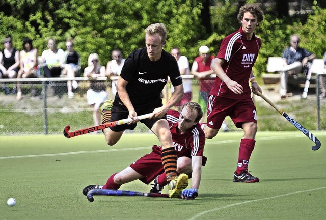 Sport und Spa vereinigt das Lahrer Pfingsthockeyturnier.   | Foto:  Bettina Schaller