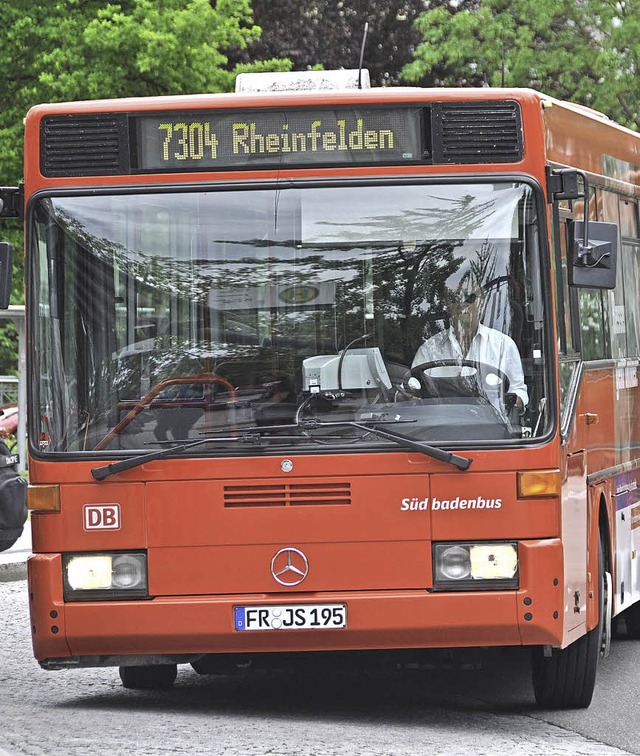 Der Busverkehr im Landkreis Lrrach wird durch den neuen NVP aufgewertet.   | Foto: Daniel Gramespacher