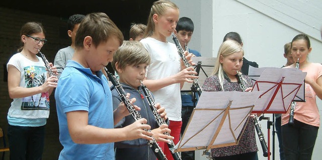 Talentfrderung ist eine wichtige Aufg... ein Foto von den Musikschultagen 2015  | Foto: Roswitha Frey