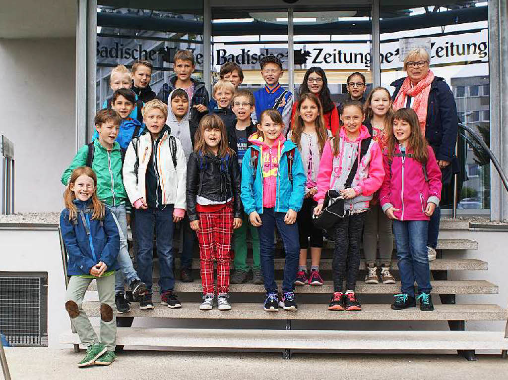 Klasse 4c der Johann-Peter-Hebel-Schule Teningen