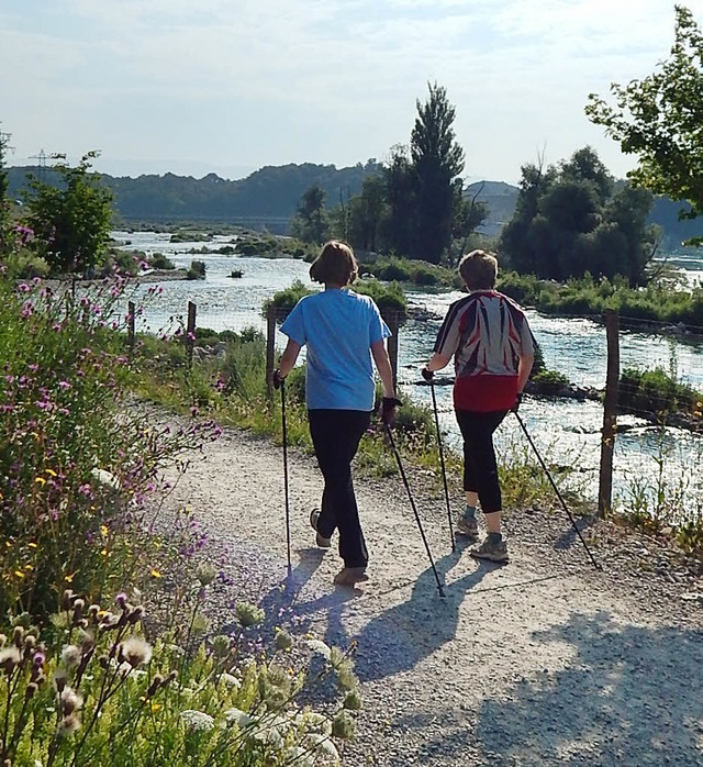 Der Rheinuferrundweg wird attraktiver und lnger.   | Foto: Claudia Gempp