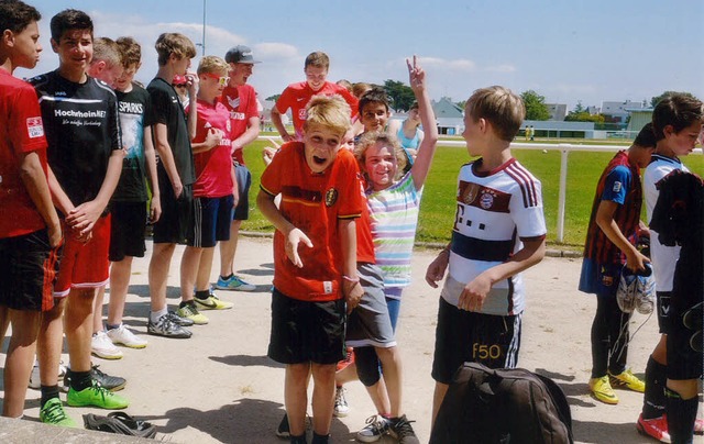 Auf die Jugend &#8211; wie bei einem  ...t es bei der  Vlkerverstndigung an.   | Foto: Gert Philipp