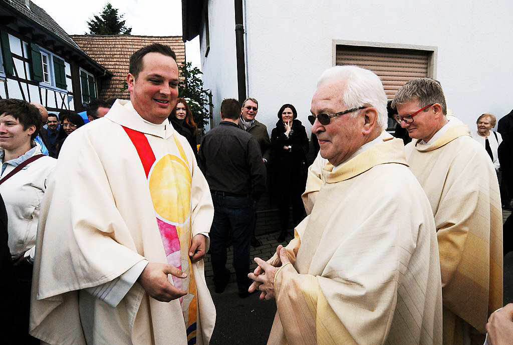 Die Primiz von Tobias Streit in Schuttern war ein groes Fest fr die Gemeinde.