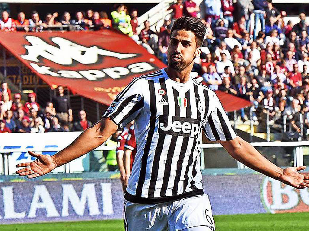 Mittelfeld und Angriff: Sami Khedira von Juventus Turin