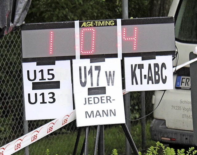 Zeitmesser bei den Radrennen in Merdingen  | Foto: Mario Schneberg