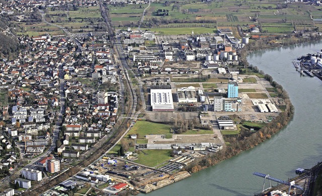 Das Industriegelnde in Grenzach-Wyhlen   | Foto: Erich Meyer