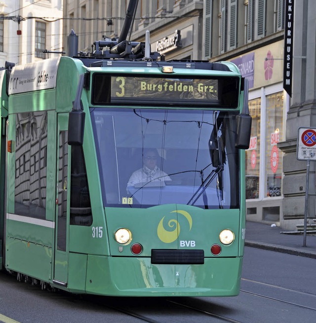Die Verlngerung der Tram 3 ist eines ...erkehr  in und um Basel  dieser Tage.   | Foto: Daniel Gramespacher