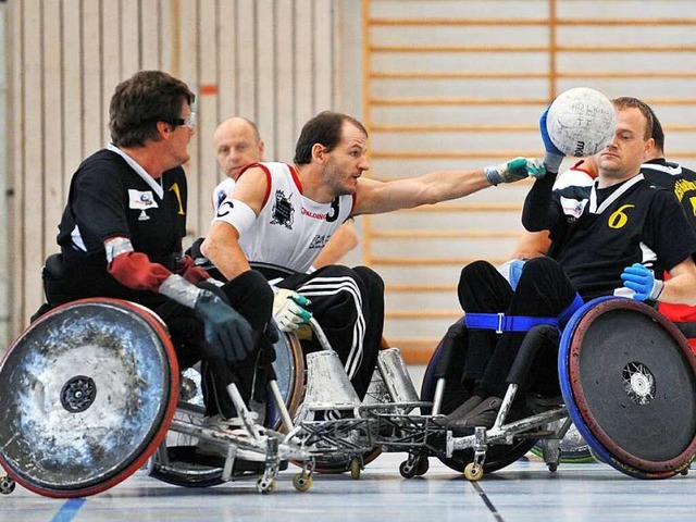 Im Sport sind Behinderte hufig noch unter sich. Das soll sich ndern.  | Foto: Patrick Seeger