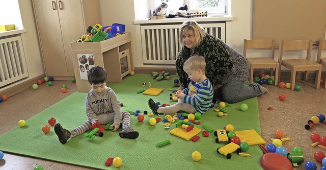 Viel Platz zum Spielen gibt es in der Griheimer Kinderkrippe.   | Foto: Dorothee Philipp