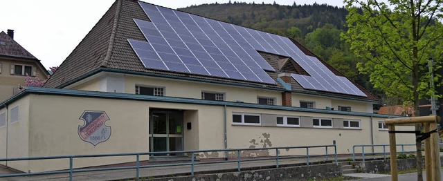 Die Turnhalle des TV Todtnau  mit der ...-jhrigen Jubilum des Vereins statt.   | Foto: Paul Berger