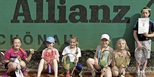 22 Kinder und Jugendliche nahmen diese...is-Camp des Tennisclubs Schnau teil.   | Foto: Privat