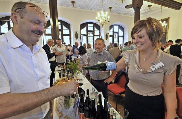 Bei der Ecovin-Prsentation in Freibur...n  zahlreiche Weine verkostet werden.   | Foto: Archiv: Michael Bamberger