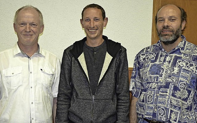 Sie lenken nun  gleichberechtig die Ge...freyt, Ralph Hermann und Klaus Lpple.  | Foto: Benedikt Sommer