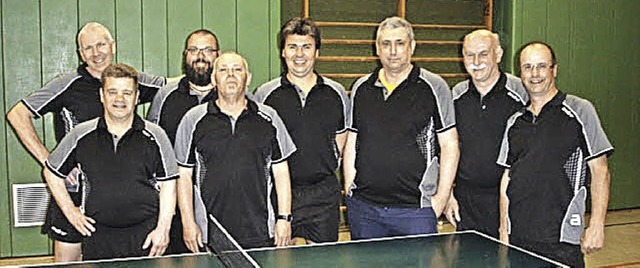 <BZ-FotoAnlauf>Tischtennis:</BZ-FotoAn...hmann, Klaus Kabas und Elmar Ohnemus.   | Foto:  Verein