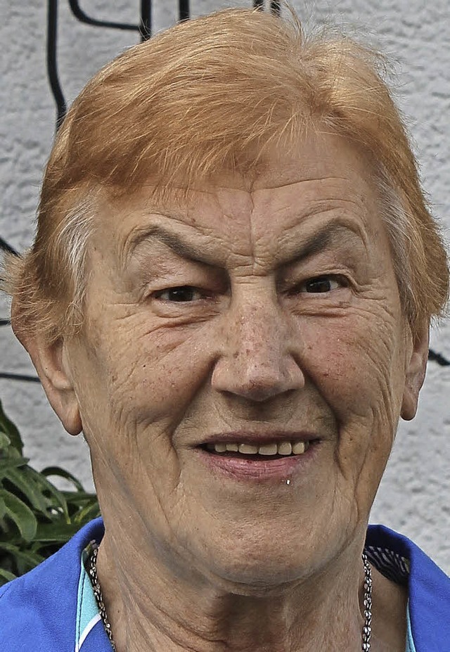 Annemarie Bruder geborene Moser feiert...reitag, 20. Mai, ihren 80. Geburtstag.  | Foto: Christa Maier