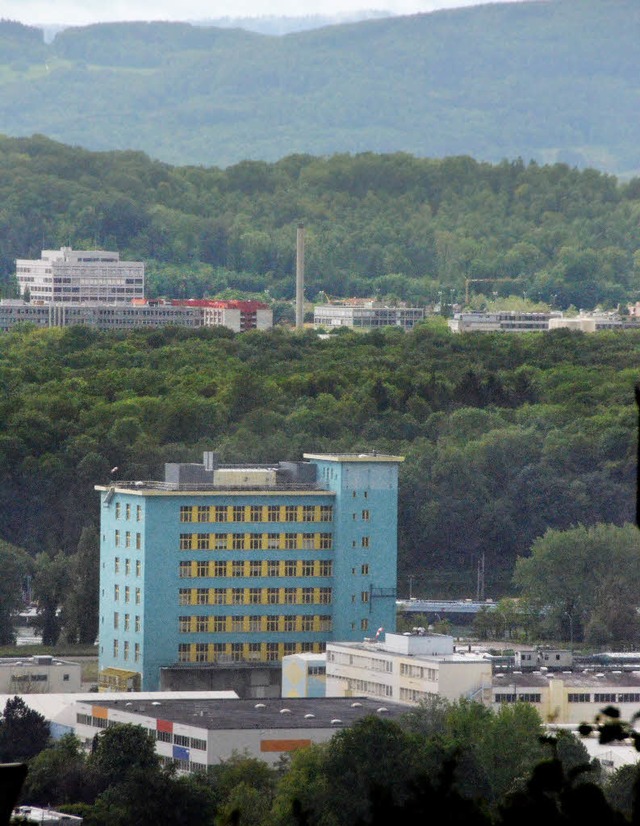 Die Firma Zimmermann wird sich nicht a...BASF-Areal (vorne im Bild) ansiedeln.   | Foto: Ralf H. Dorweiler