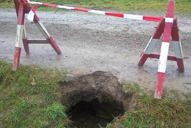 Dolinen am Dinkelberg: Pltzlich tut sich die Erde auf