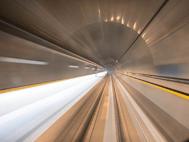 Der neue Tunnel unterm Gotthard.  | Foto: Alp Transit