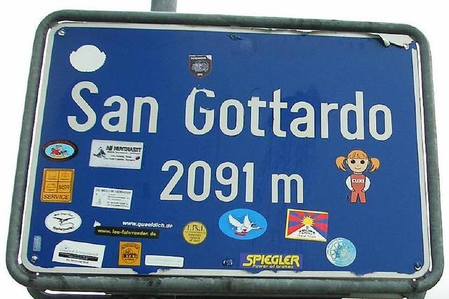 Der sagenumwobenste Alpenbergang ist der Gotthard