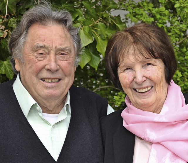 Kurt und Maria Zimmermann feiern in Friedenweiler diamantene Hochzeit.   | Foto: Liane Schilling