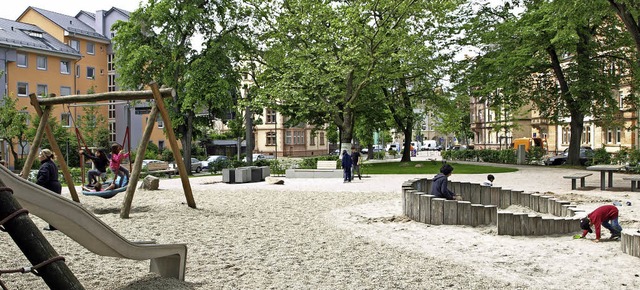 Der Franz-Volk-Park wurde fr 450000 E...altet und wird am 7. Juni eingeweiht.   | Foto: Szlusnus/Stadt OG