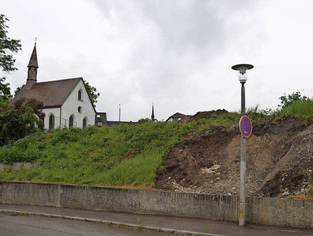 An dieser Stelle befanden  sich bis Fr... zu Demozwecken aufgebaut worden war.   | Foto: Verena Pichler