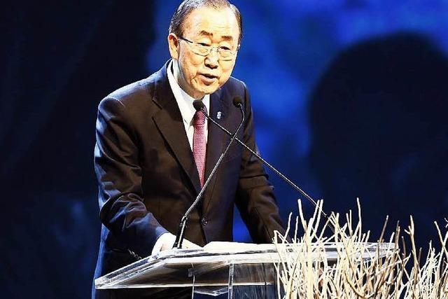 Ban Ki-Moon fordert mehr Einsatz für Notleidende