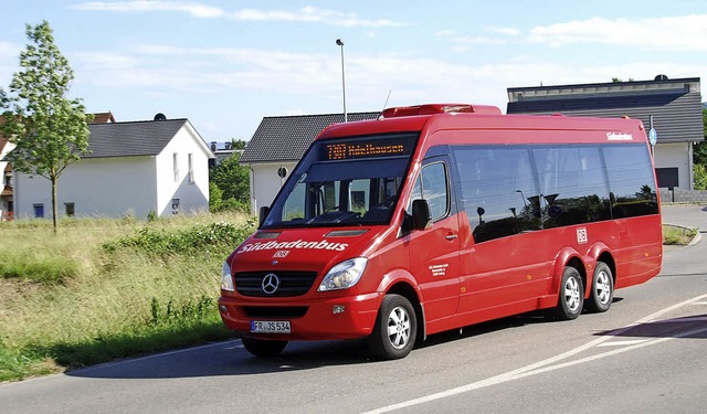 Je mehr Menschen den Dinkelbergbus nut...licher ist der Fortbestand der Linie.   | Foto: Staub