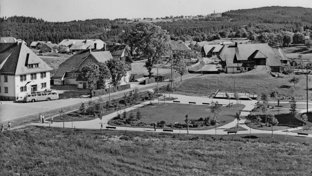 Der Kurpark in einer Zeit, in der noch nicht einmal der Pavillon stand.   | Foto: Archiv Birgit Arzet