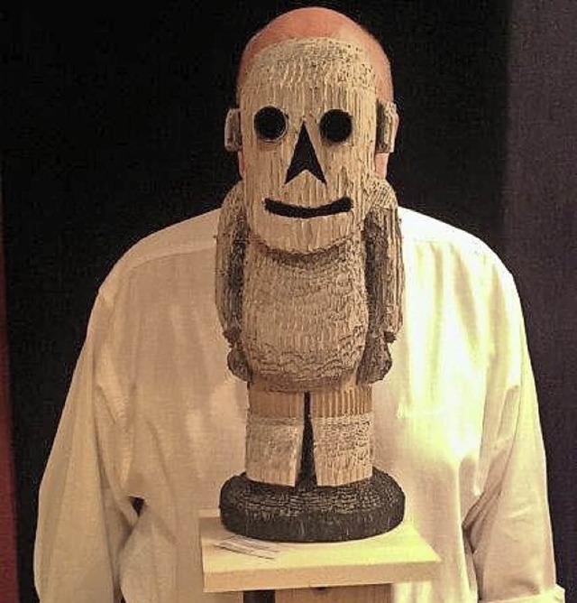 Sculto hinter Skulptur.   | Foto: Privat