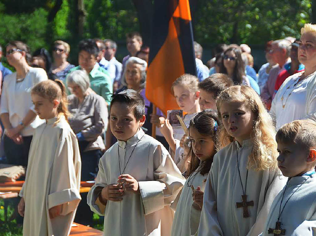 Fr die Kommunionkinder war das Fest ein besonderes Ereignis.